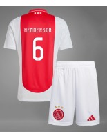 Ajax Jordan Henderson #6 Hjemmedraktsett Barn 2024-25 Korte ermer (+ bukser)